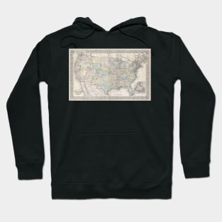 Vintage USA Map Hoodie